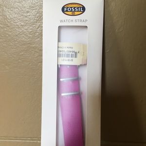New Fossil Field watch Strap purple/pink color.